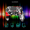 Pad / Kontroler do PS4 Bluetooth P47 Red Ey Skull